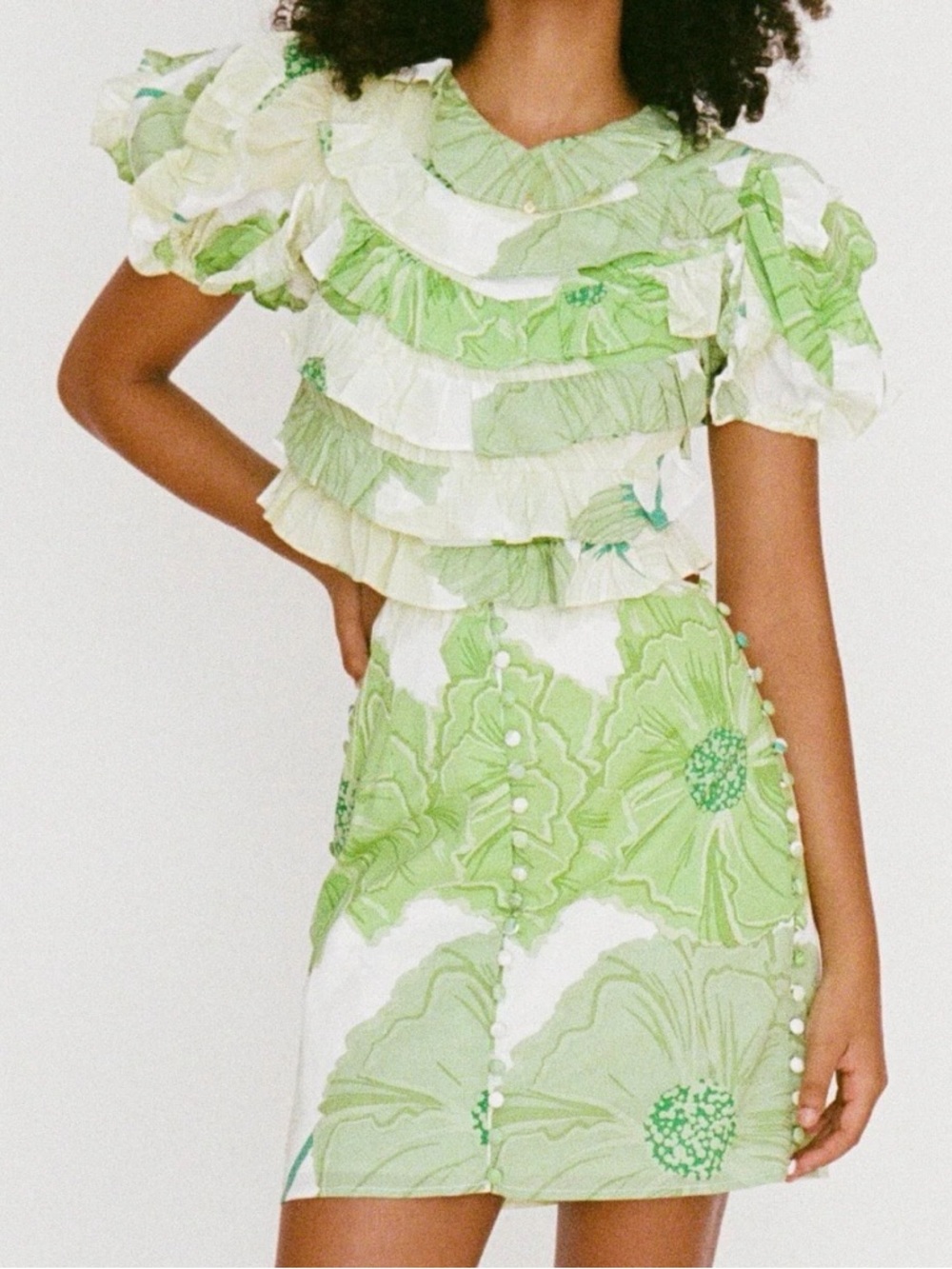 SABO Pierre Frill Dress New Size XS